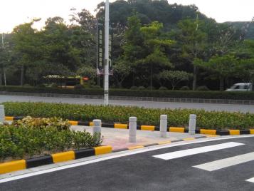 广州重点区域道路标线涂料施工项目已接近尾声