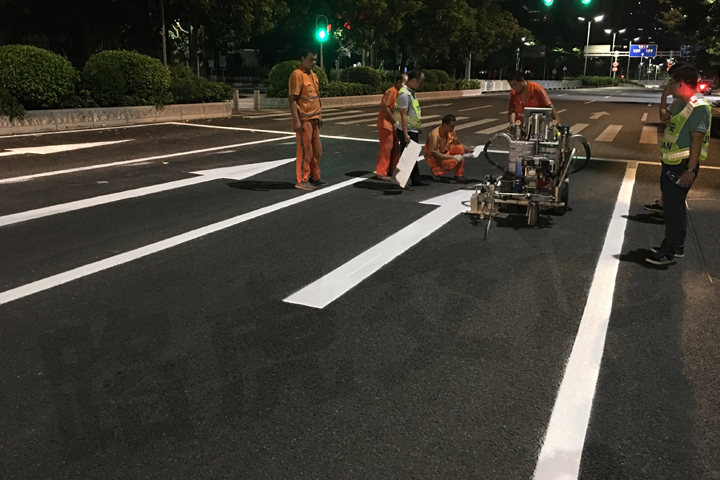 道路划线公司分享到在道路标线前需要做好交通调查